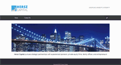 Desktop Screenshot of herszcapital.com